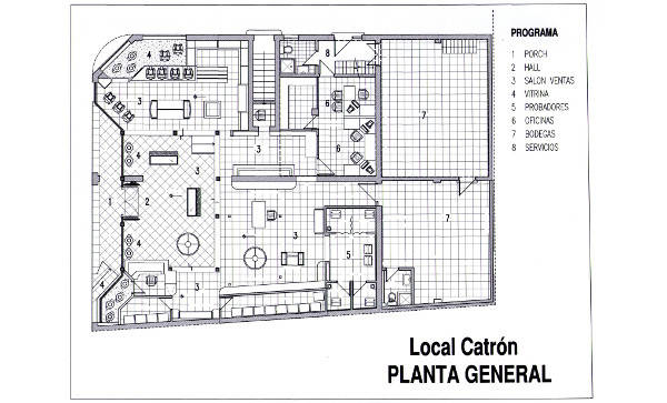 proyecto arquitectura Locales - Local Catron 15